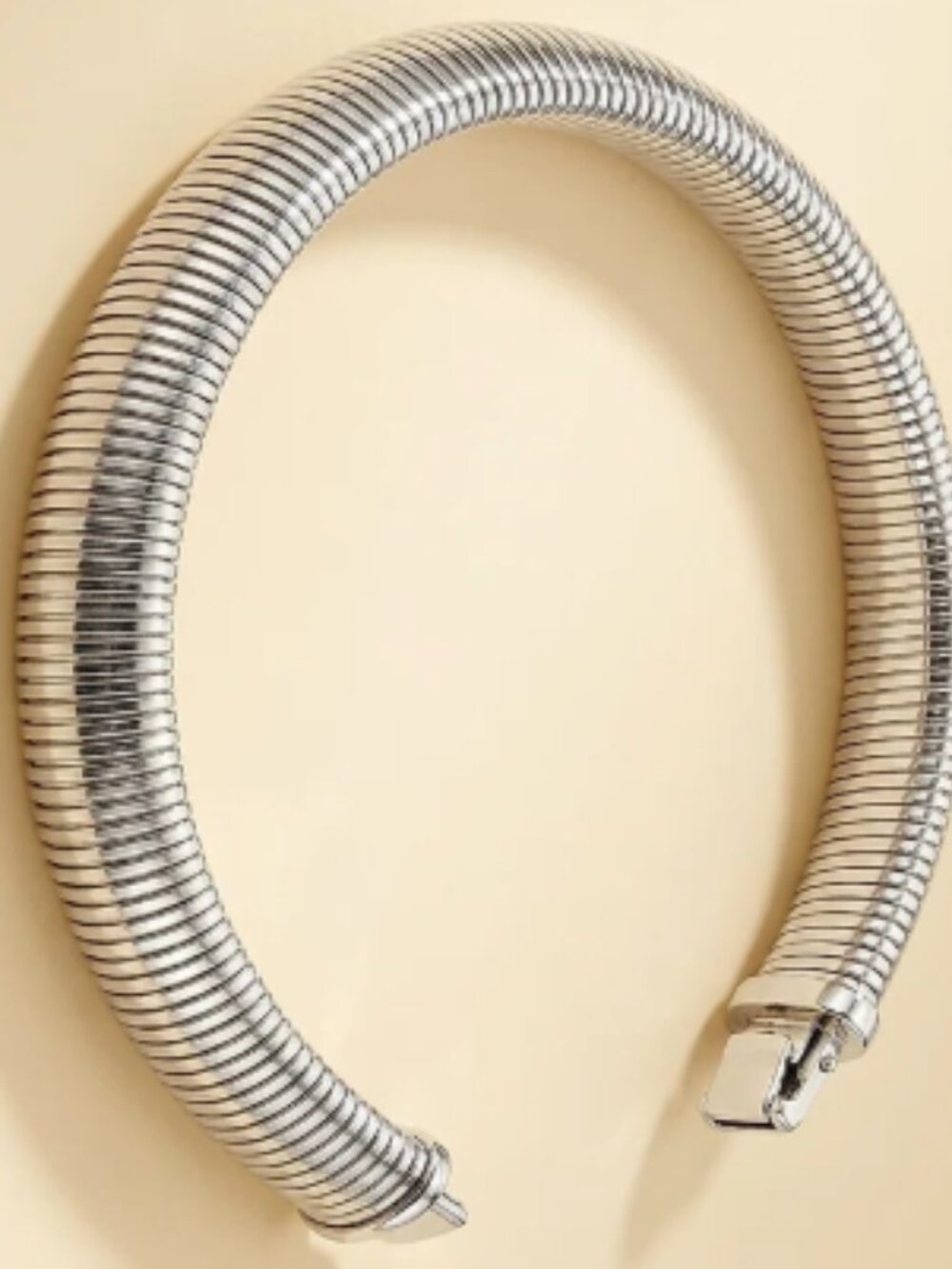 14K TUBOGAS White Gold Handcrafted  Bracelet